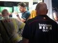 Imagen de los bomberos de la Generalitat de Cataluña desplazados al incendio forestal de la Vall d'Uixó
