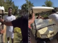 Vinicius tras el pequeño accidente