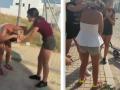 Captura de la agresión de unas niñas a otra menor en Moguer