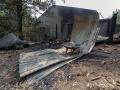 Restos del incendio forestal de Burgohondo (Ávila)