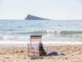 Imagen tomada en una de las playas de Benidorm