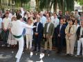Aitor Esteban junto a Imanol Pradales durante el acto de conmemoración del 131 aniversario del PNV
H. BILBAO - EUROPA PRESS
27/7/2026