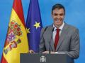 Pedro Sánchez, durante su comparecencia de fin de curso en la Moncloa