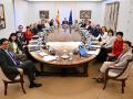 Imagen de la mesa del Consejo de Ministros, en una reunión reciente