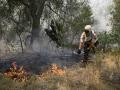 Imagen de las tareas de extinción del incendio de la Vall d'Uixó