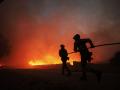 Lucha contra el fuego en la provincia de Zamora