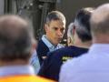 El presidente del Gobierno, Pedro Sánchez, visita el Puesto de Mando Avanzado de Navaluenga