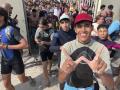 Marroquíes recién llegados a Ceuta