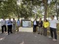 El alcalde de Talavera de la Reina, José Julián Gregorio, ha inaugurado los siete nuevos murales cerámicos