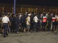 Policía marroquí en la frontera con España