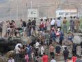Situación en la frontera del Tarajal en Ceuta este viernes