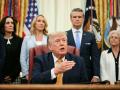 Donald Trump, presidente de los Estados Unidos, en el Despacho Oval