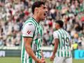 Vilarrasa celebrando su único gol como cordobesista