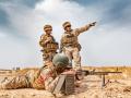 Soldados españoles dan instrucción a fuerzas iraquíes