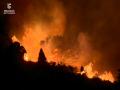 Imagen del nuevo incendio en el interior de Castellón