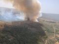 Incendio en Baltar (Orense),