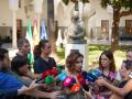 (Foto de ARCHIVO) La secretaria general del PSOE-A, María Jesús Montero, atiende a los medios tras el acto conmemorativo del nacimiento del Padre de la Patria Andaluza, Blas Infante, que se celebra en el Parlamento Andaluz