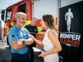 La concejala de Deportes, Maica Hurtado, en el reto solidario Jimmy Go