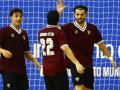 Zequi celebra su gol para el Córdoba Patrimonio