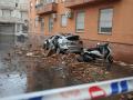 Daños provocados en varios vehículos por el terremoto en Granada