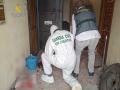 Vivienda donde murió un hombre a tiros en Santa Lucía de Gordón, León