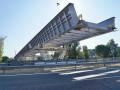 Obras de la pasarela de la variante de trenes de mercancías sobre la N-601