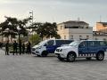 Agentes de los Mossos desplegados cerca de la zona en la que tuvo lugar la pelea