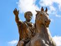 Estatua ecuestre de Marco Aurelio, en Roma