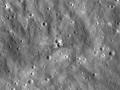 Cráter en la Luna provocado por un impacto de un cohete de SpaceX