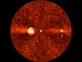Imagen obtenida con el VLT del exoplaneta Beta Pictoris d