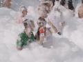 Imagen de la fiesta de la espuma de Les Useres de Castellón.