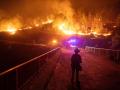 El incendio de Las Hurdes, que ha saltado a la provincia de Salamanca