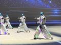 Unos robots bailan una canción de K-pop durante la apertura del Galaxy Robot Park