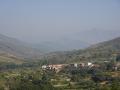 Vista del humo ocasionado por el incendio de Pinofranqueado