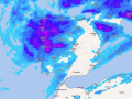 Precipitación acumulada hasta este lunes a las 0:00