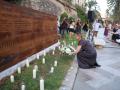 Prohens, en el Muro de la Dignidad