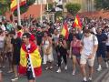 Varios cientos de vecinos de Ceuta han trasladado este martes hasta la plaza de los Reyes, frente a la Delegación del Gobierno