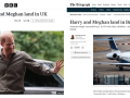 La prensa británica recoge el regreso de Harry y Mehgan