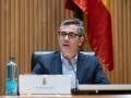 El ministro de Presidencia, Justicia y Relaciones con las Cortes, Félix Bolaños, y Relaciones con las Cortes, Félix Bolaños durante la Jornada ‘Más orgullo menos odio’ en la Sala Ernest Lluch del Congreso de los Diputados, a 2 de julio de 2026.