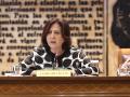 La fiscal general del Estado, Teresa Peramato Martín, comparece ante la Comisión de Justicia, a 19 de junio de 2026, en Madrid