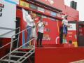 Imagen de archivo de Vicent Mompó en el podio de una etapa de la Vuelta Ciclista a España de 2023