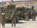 Militares españoles en la frontera del Tarajal en Ceuta