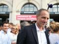 Raphael Glucksmann, líder de Place Publique y candidato a las elecciones presidenciales francesas de 202