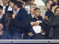 El delantero brasileño Gabriel Jesus, en el Camp Nou viendo el Barcelona - Rayo Vallecano