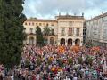 Imagen de la concentración en apoyo a Ceuta de este miércoles por la tarde en Gandía