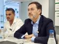 Antonio Fernández Monterrubio este jueves, junto a Juanito