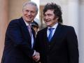 El presidente de Chile, José Antonio Kast, junto al presidente de Argentina, Javier Milei