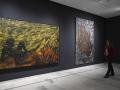 Vista de dos obras de Miquel Barceló de la exposición 'Compromiso con el arte. De Miró a Barceló'