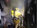 Imagen del incendio que ha calcinado una vivienda en San Vicente del Raspeig