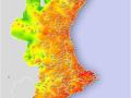 Detalle con el mapa de temperaturas
